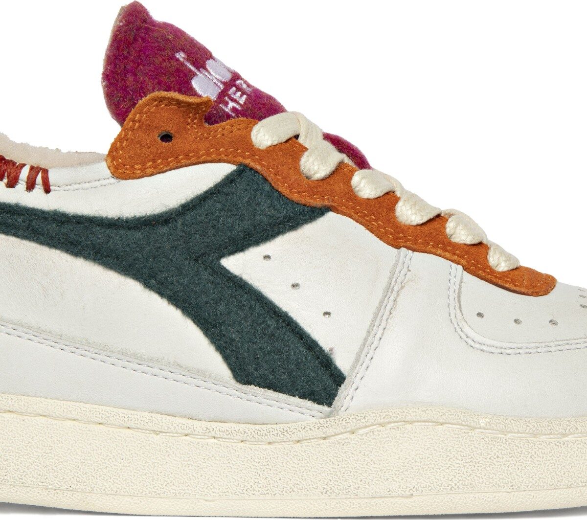 DIADORA Mi Basket Row Cut Tennis White/Eden