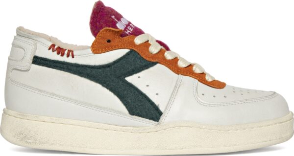 02994b3f68903a5775d29be0fedb3bbb DIADORA Mi Basket Row Cut Tennis White/Eden