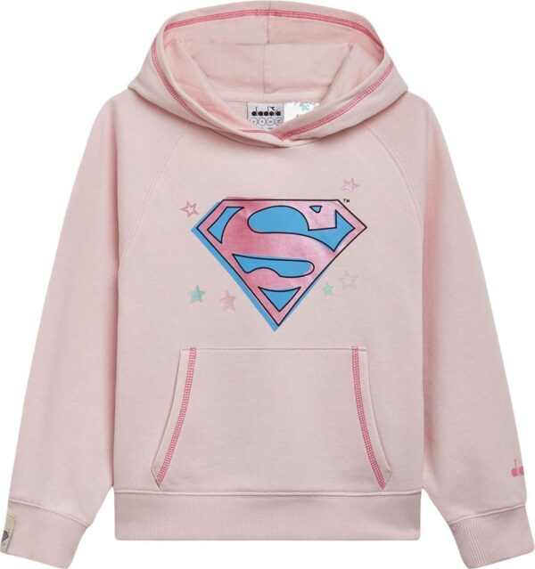 DIADORA JU.HOODIE SUPERHEROES Wild Rose (50207)