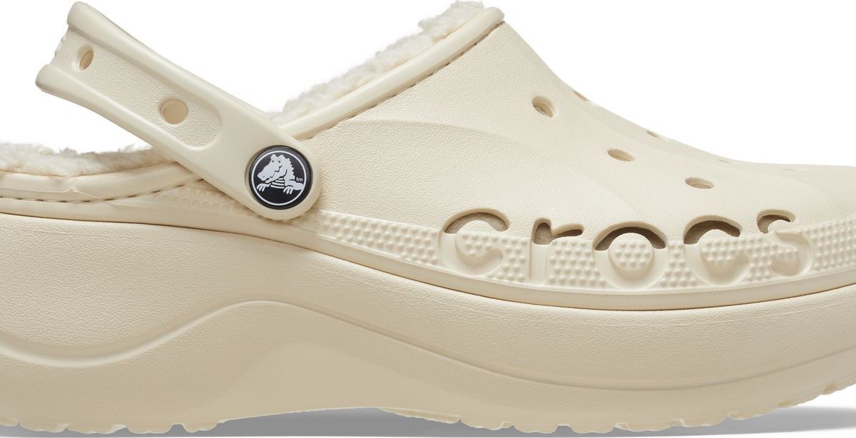 Crocs™ Baya Platform Lined Clog Winter White