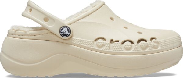 Crocs™ Baya Platform Lined Clog Winter White