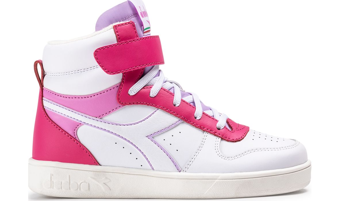 DIADORA Magic Basket Mid Ps Kid's Pink Yarrow/White