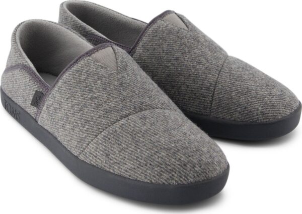 TOMS COZY TWILL MEN'S SLIPPER 10021378 Grey