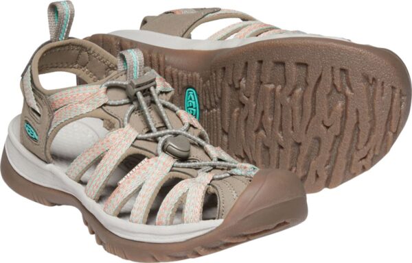 05bcb118c8009d76d4322b4c6bf54ca3 Keen WHISPER WOMEN Taupe/Coral