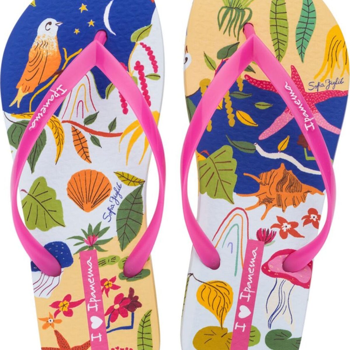 Ipanema Graffiti V Fem-Box12 White/Pink/Blue