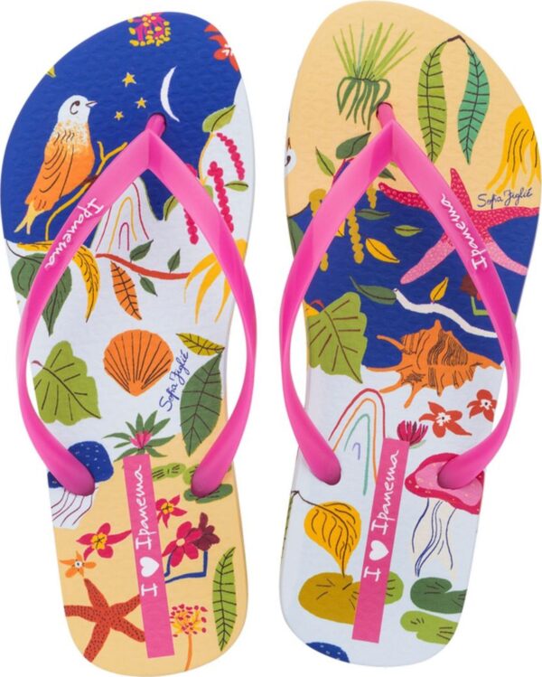 Ipanema Graffiti V Fem-Box12 White/Pink/Blue