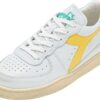 0635e1edc44746f14f7744616d0fae7c DIADORA Mi Basket Low Used White/Yellow Croms