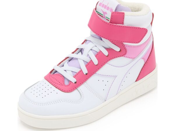 073e932031a6a129c916f270cba6c438 DIADORA Magic Basket Mid Ps Kid's Pink Yarrow/White