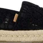 07d6aff7f613c38a3c531a33fd9bba07 TOMS BLACK CROCHET LACE 10021938 Black