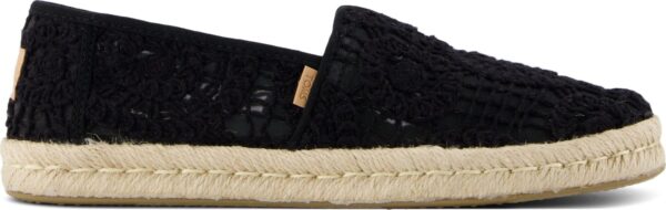 TOMS BLACK CROCHET LACE 10021938 Black