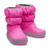 07fd668d04ed215b8116ac2fa688e73e Crocs™ Kids' Winter Puff Boot Electric Pink/Light Grey