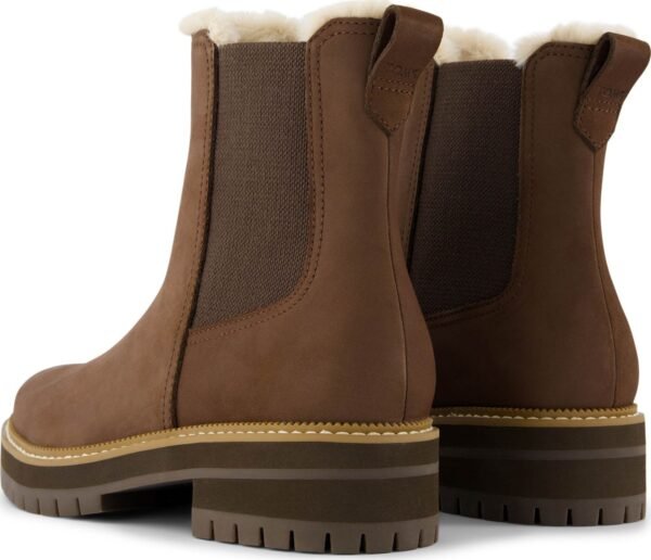 TOMS NUBUK/FAUX WOMEN'S BENNET BOOT 10021285 Dark Brown