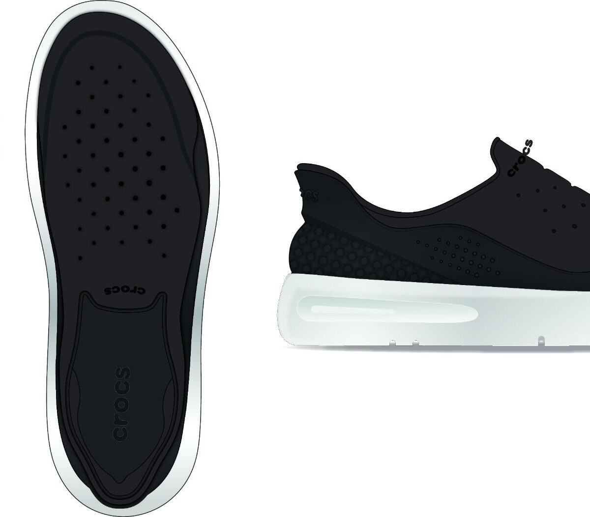 Crocs™ InMotion No Hands Slip On Black