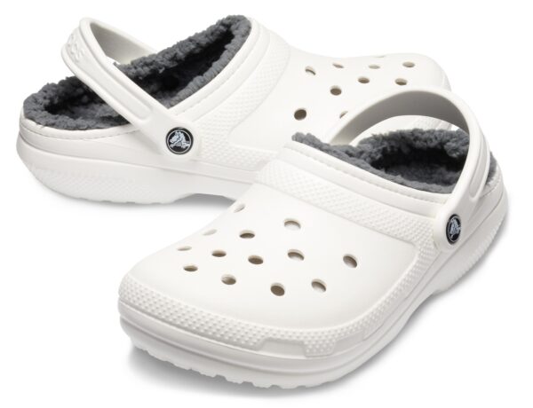 Crocs™ Classic Lined Clog White/Grey