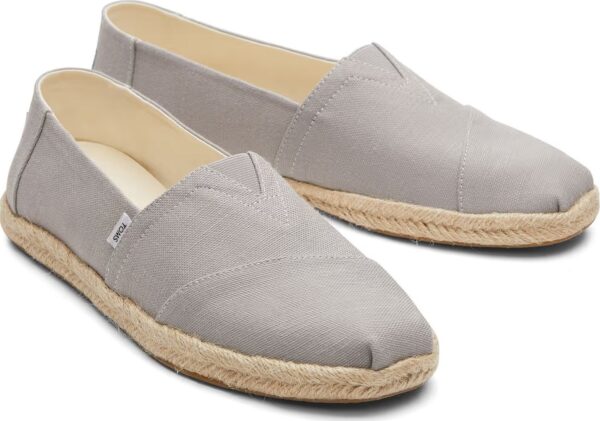 TOMS Recycled Cotton Men Alpargata Rope Grey