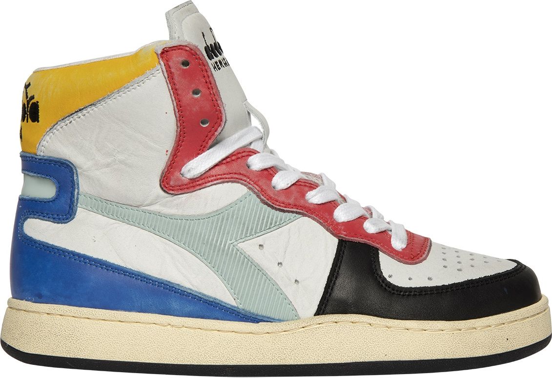DIADORA Mi Basket Used White/Princess Blue/Black