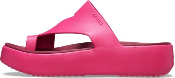 0bb4ef6bf79f4417131cfd1e93c7b62f-1 Crocs™ GETAWAY PLATFORM TOE LOOP Dragon Fruit