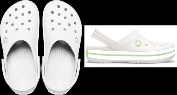Crocs™ Crocband White/Serene Green
