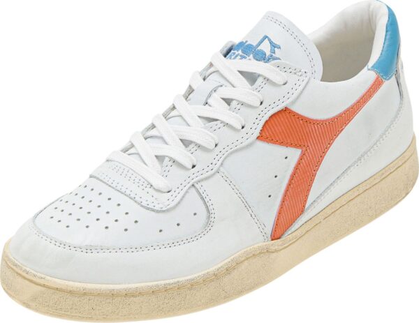 0f9b94a03dbd143d858e63963183af0c DIADORA Mi Basket Low Used White/Orange Peel