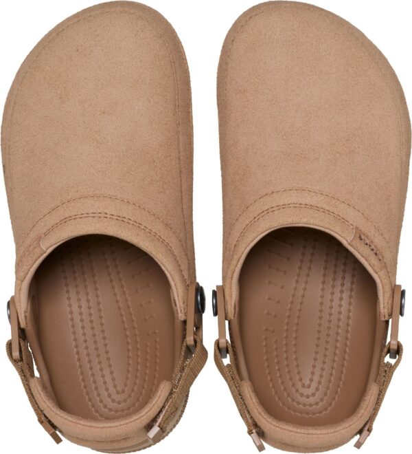 Crocs™ Classic Crafted Vegan Suede Clog Milk Chocolate