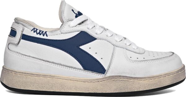 1051bfef69bdb2a61a5f22e7578d6ac5 DIADORA Mi Basket Row Cut White/Blue Corsair