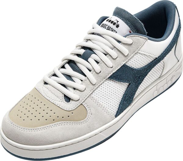 10873c07346cd3f4b393ffb51edd2b9c DIADORA MAGIC BASKET LOW NEAT White/Stormy Weather