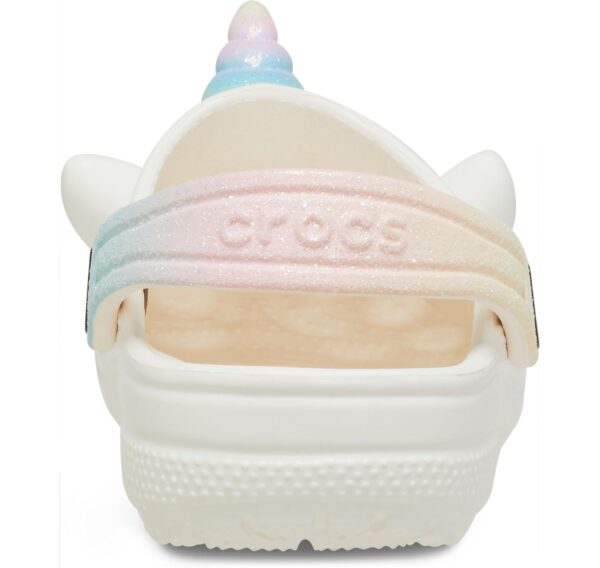 1136223d2a2d9997a38e002b444c6603 Crocs™ Classic I AM Rainbow Unicorn Clog Chalk