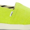 TOMS BRIGHT LIME HERITAGE CANVAS 10021924 Medium Green