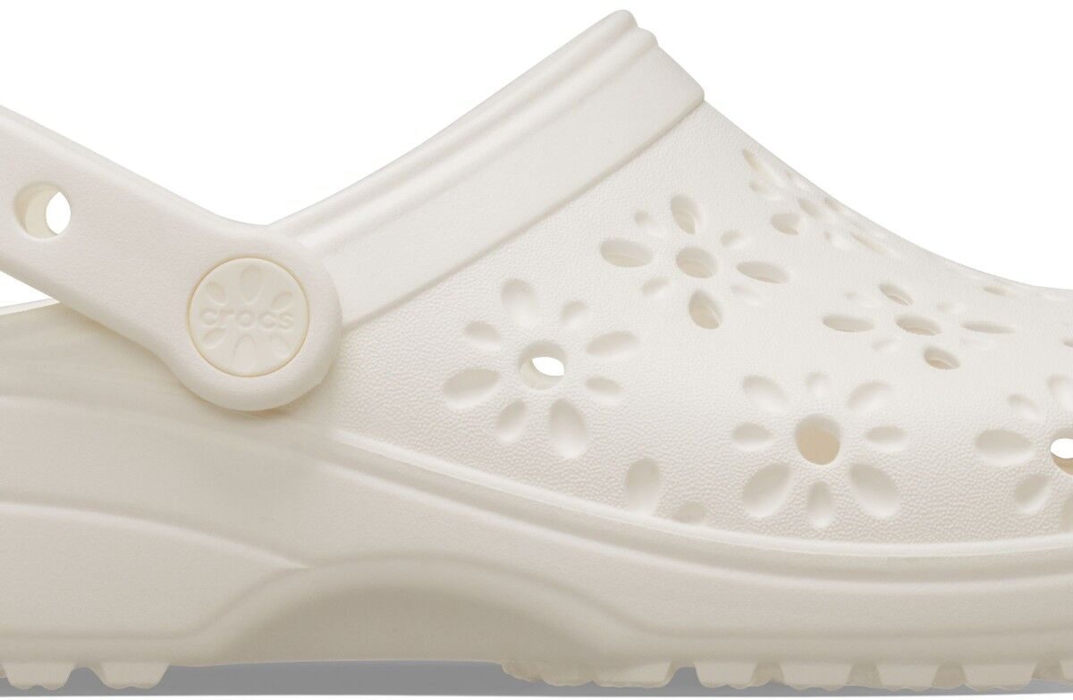 1281e948820f749885db11a56db8fad9 Crocs™ CLASSIC FLORAL CUT OUT CLOG Chalk