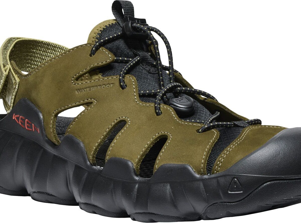 Keen HYPERPORT FISHERMAN LEATHER 1030722 Dark Olive/Black