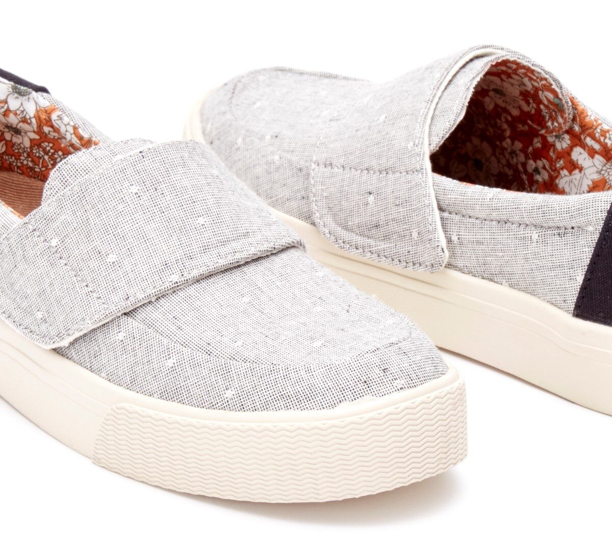 1592826095_10007988-grey-chambraytextilewomenaltairslipon-hero TOMS Chambray Dot Women's Altair Slipon Grey