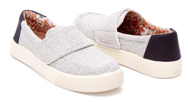 TOMS Chambray Dot Women's Altair Slipon Grey