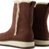 TOMS SUEDE WOMEN'S BERGEN BOOT 10021409 Dark Brown