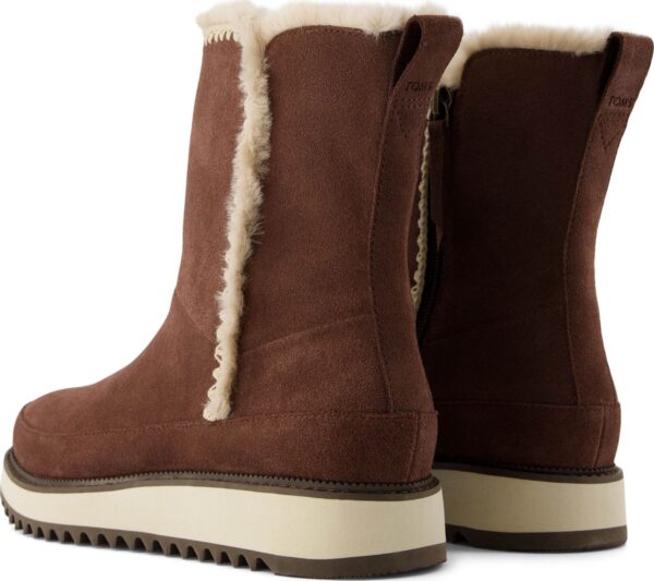 TOMS SUEDE WOMEN'S BERGEN BOOT 10021409 Dark Brown