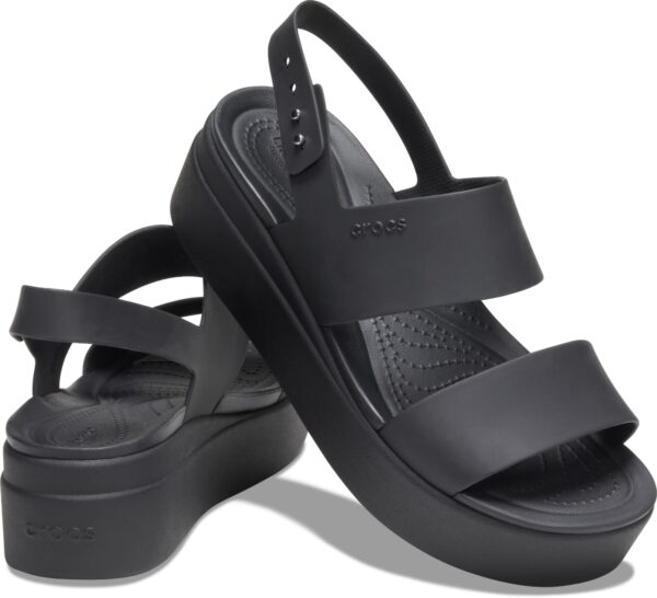 Crocs™ Brooklyn Low Wedge Womens Black/Black