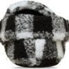 Crocs™ Classic Buff Check Cozzzy Slipper Black/White