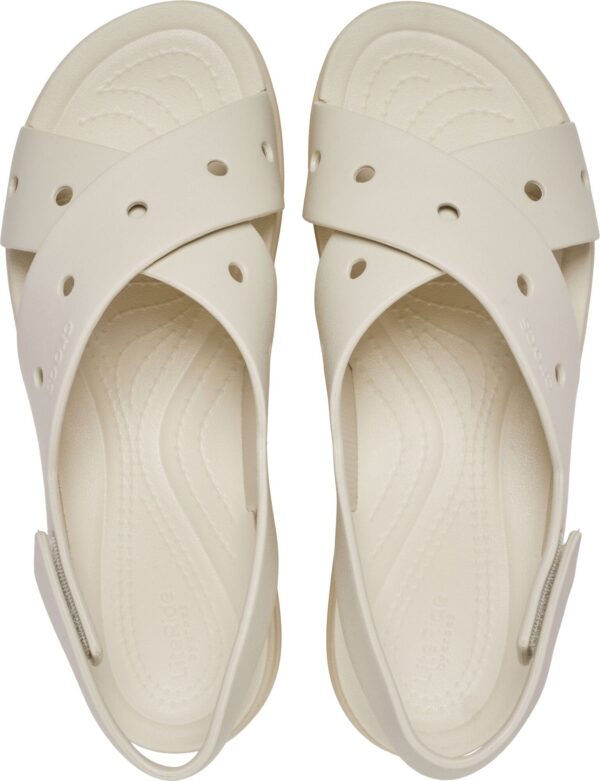 Crocs™ Brooklyn 4U Cross Strap Sandal Frappe