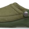180beb78470b5dab5dfa70a9612e085e Crocs™ Classic Crafted Vegan Suede Clog Army Green
