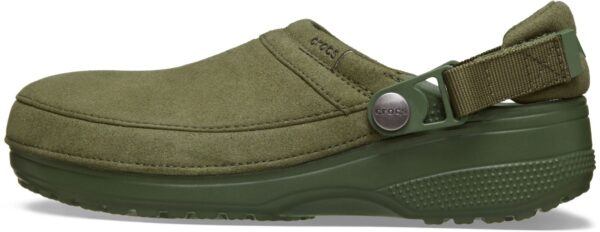 180beb78470b5dab5dfa70a9612e085e Crocs™ Classic Crafted Vegan Suede Clog Army Green