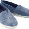 TOMS DARK SKY TEXTURED DENIM/FRAY 10021887 Blue