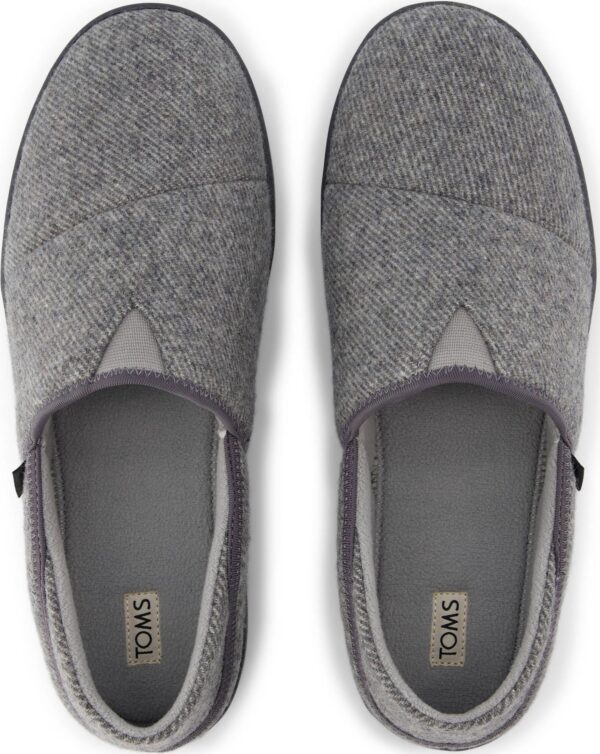 TOMS COZY TWILL MEN'S SLIPPER 10021378 Grey