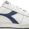 1a6b4e8b98354a79f9bf706c90a2a6b4 DIADORA Magic Basket Low Icona 179296 White /Blue Caspian Sea