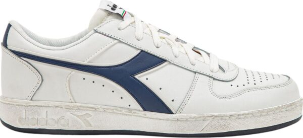 1a6b4e8b98354a79f9bf706c90a2a6b4 DIADORA Magic Basket Low Icona 179296 White /Blue Caspian Sea
