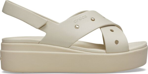 Crocs™ Brooklyn 4U Cross Strap Sandal Frappe
