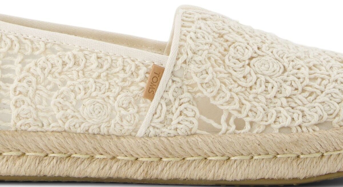 1ce27602fbf6e280905a3313a761e5fc TOMS NATURAL CROCHET LACE 10021941 Natural