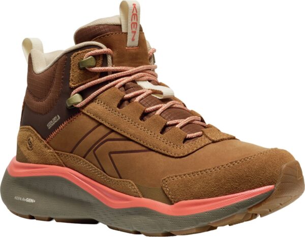 1ceb4fd3ed220934cfc9af6f9e000b0f Keen Leiki Leather Mid Wp Women's 1031189 Chipmunk/Bison