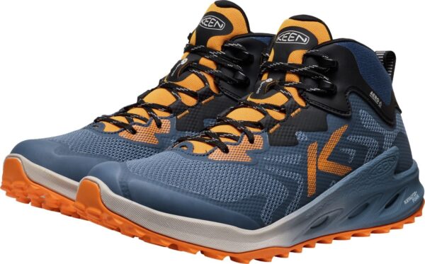1e5de2fe1024752dc936a8971588ce95 Keen Zionic Nxt Mid Wp Men's 1031253 Naval Academy/Bright Marigold