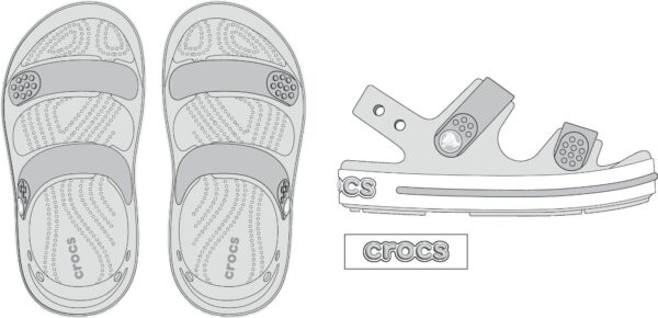 Crocs™ Crocband Cruiser Sandal Moonlight/Atmosphere