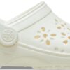 Crocs™ CLASSIC FLORAL CUT OUT CLOG KID'S Chalk