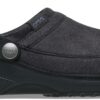Crocs™ Classic Crafted Vegan Suede Clog Black